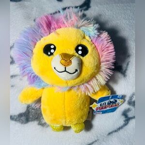 Jazwares Lil Peepers Collectible Wave 2 - Rainbow Lion 5” Plush Toy - NWT